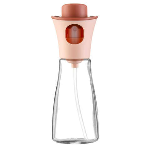 Large-caliber Press-type Cooking Barbecue Oil Spray Bottle, Pink, Blue, White