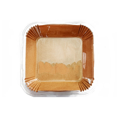 50pcs / Box Air Fryer Liner Baking Oil-absorbing Oil-proof Paper Tray, Normal Color 50 PCS, White 50 PCS