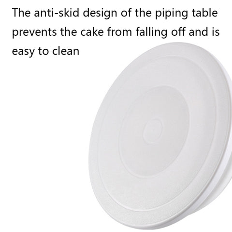 Home Piping Table Cake Turntable, White, Wheat, Blue, Pink