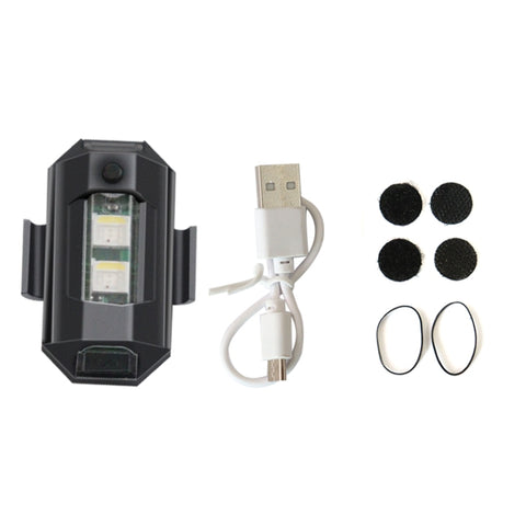Bicycle Night Ride Warning Light Motorcycle Airplane Light UAV USB Charging Night Light, 3 Colors