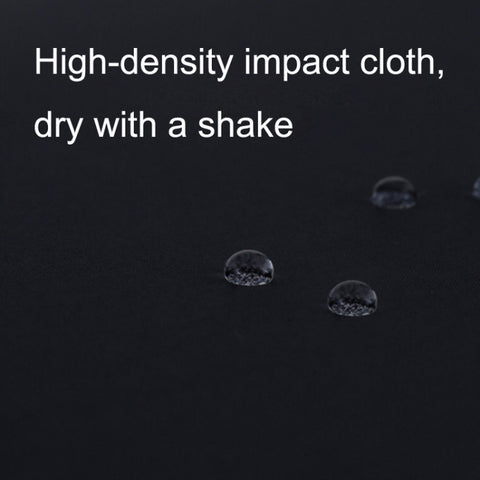 PARACHASE Solid Wood Bending Handle 10 Bone Three Fold Automatic Umbrella, Grey, Black, Navy