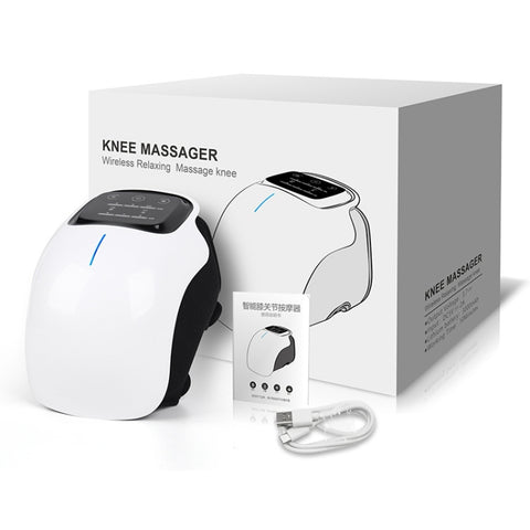 Rechargeable Infrared Hot Compress Knee Massager Physiotherapy Device, Style 1
