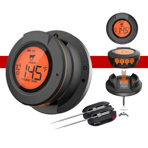 Kitchen Wireless Bluetooth Multifunction Oven Thermometer, Wireless Bluetooth Thermometer