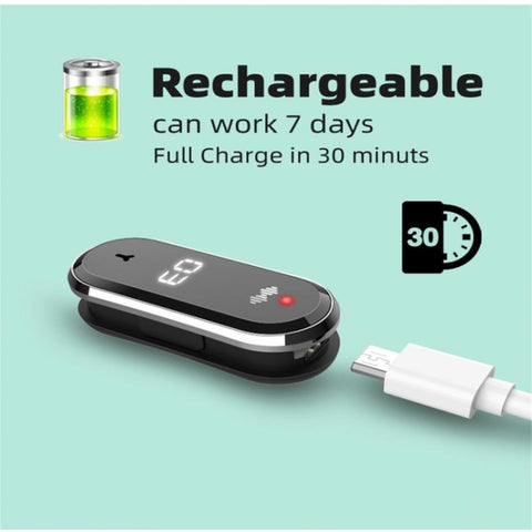 M21  Ultrasonic Mosquito Repellent Bracelet with Step Counter & Clock & Temperature Function, M21 (Black), M21 (White)