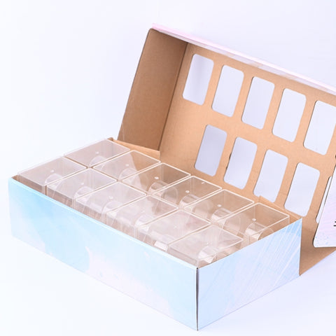 5 PCS Transparent Rectangular Watch Display Box Pull-out Electronic Watch Box, 5 PCS Watch Box