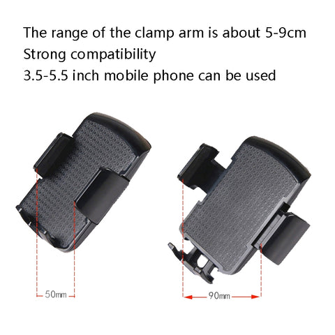 Air Inlet Cup Seat 2 In 1 Universal Long Hose Car Mobile Phone Bracket, 2 In 1 Long Hose Car Mobile Phone Bracket