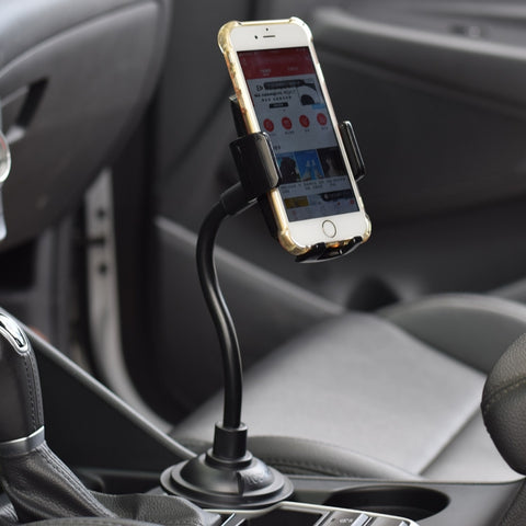 Air Inlet Cup Seat 2 In 1 Universal Long Hose Car Mobile Phone Bracket, 2 In 1 Long Hose Car Mobile Phone Bracket