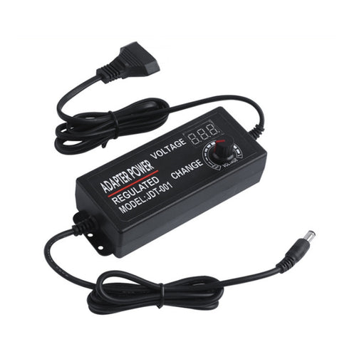 HuaZhenYuan 3-12V5A High Power Speed Regulation And Voltage Regulation Power Adapter With Monitor, US Plug, EU Plug, UK Plug, AU Plug