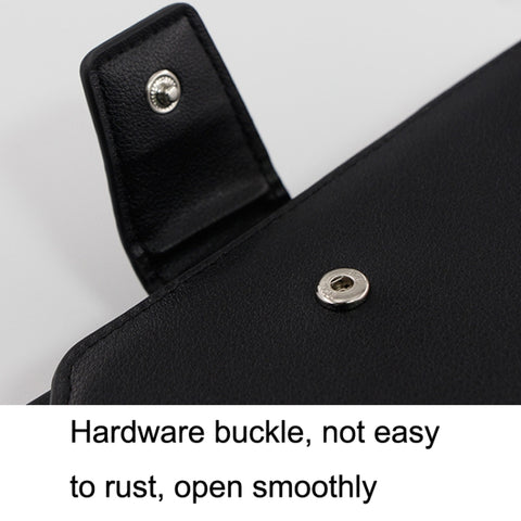 Menbense Fashion Business Simple Handbag PU Large Capacity Male Wallet, Black, Dark Brown