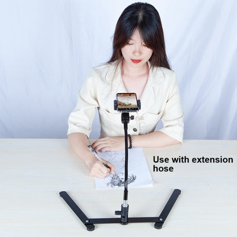 360 Degree Adjustable Metal Overhead Base Desktop Phone Holder,Style:, Only Base, Base+PTZ, Base+PTZ+Phone Clip, Base+PTZ+Rotatable Phone Clip