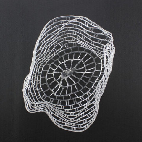 Transparent Soft Rubber Fishing Net Replacement Bag, Size: Large 120cm, Large 120cm, Medium 100cm