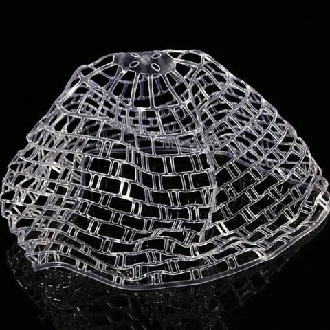 Transparent Soft Rubber Fishing Net Replacement Bag, Size: Large 120cm, Large 120cm, Medium 100cm