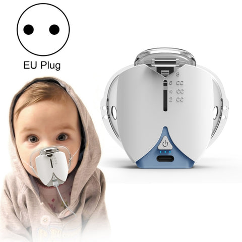 Hands-free Wearable Micro-mesh Nebulizer for Adults and Children ,Style:, USB Style, With US Plug, With EU Plug