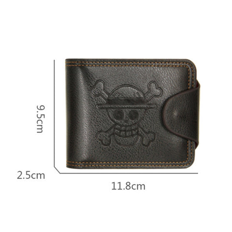 MenBense Men Multi-Card 2 Fold Short Wallet Carrying Card Case, Black, Brown
