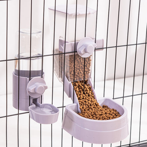 Pet Hanging Feeder Cat Automatic Drinker, Style:, Feeder, Drinker, Feeder+Drinker