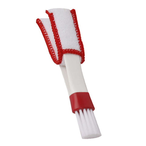 Car Wash Brush Soft Hub Multi-Function Dust Removal Tool, Red White Air Outlet Brush, Red Gray Air Outlet Brush, Red Sponge Brush, Red Wheel Brush