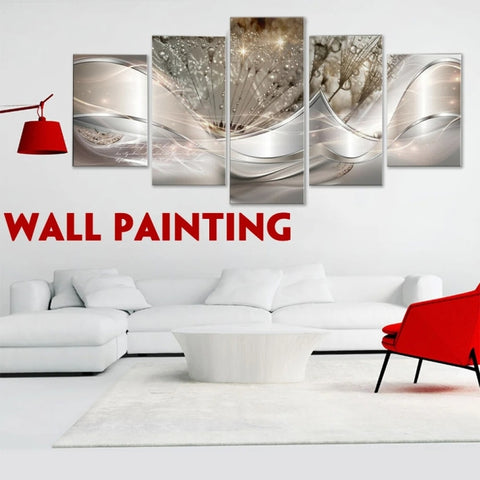Sofa Background Wall Decorative Painting Hanging Paintings Frameless, 10x25cm, 40x100cm
