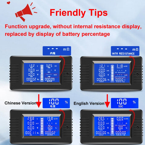 DC 0-200V Voltage Current Battery Tester, PZEM-013 10A, PZEM-015 With 50A Shunt, PZEM-015 With 100A Shunt, PZEM-015 With 200A Shunt, PZEM-015 With 300A Shunt, PZEM-015 Without Shunt