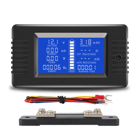 DC 0-200V Voltage Current Battery Tester, PZEM-013 10A, PZEM-015 With 50A Shunt, PZEM-015 With 100A Shunt, PZEM-015 With 200A Shunt, PZEM-015 With 300A Shunt, PZEM-015 Without Shunt