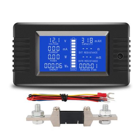 DC 0-200V Voltage Current Battery Tester, PZEM-013 10A, PZEM-015 With 50A Shunt, PZEM-015 With 100A Shunt, PZEM-015 With 200A Shunt, PZEM-015 With 300A Shunt, PZEM-015 Without Shunt