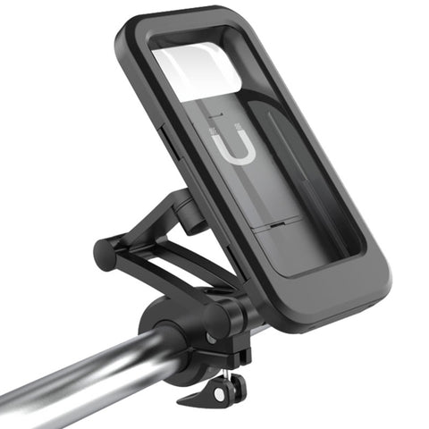 Bicycle Mobile Phone Holder Mountain Bike Waterproof Bag, Black