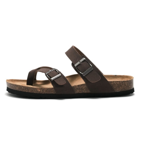 Ruizu Couple Cork Slippers Beach Shoes Flip Flops, 35, 36, 37, 38, 39, 40, 41, 42, 43