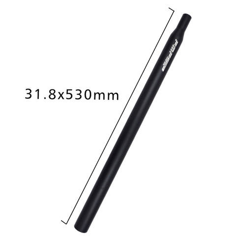 FMFXTR Aluminum Alloy Mountain Bike Extended Seat Post, Specification:, 31.8x530mm (Black), 33.9x550mm (Black)