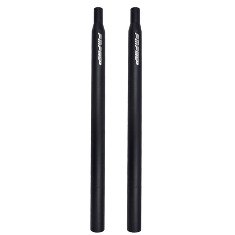 FMFXTR Aluminum Alloy Mountain Bike Extended Seat Post, Specification:, 31.8x530mm (Black), 33.9x550mm (Black)