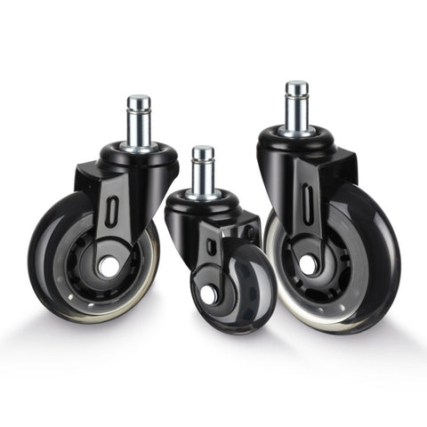 Furniture PU Universal Plug Caster Office Chair Mute Wheel, Size: 3 Inch, 2 Inch, 2.5 Inch, 3 Inch