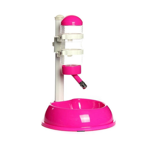 Pet Anti-Skid & Leak-Proof Automatic Water Dispenser, Green, Wine Red, Rose Red, Blue