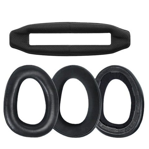 2 PCS Earmuff Head Beam For Sennheiser GSP600 GSP500 GSP670,Style:, Head Beam, Lambskin, Mesh Cloth, Ice Gel, Nanosplicing