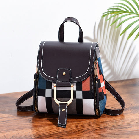 TFZ 959 PU Soft Leather Ladies Backpack, White, Red Wine, Black, Soil Yellow, Coffee