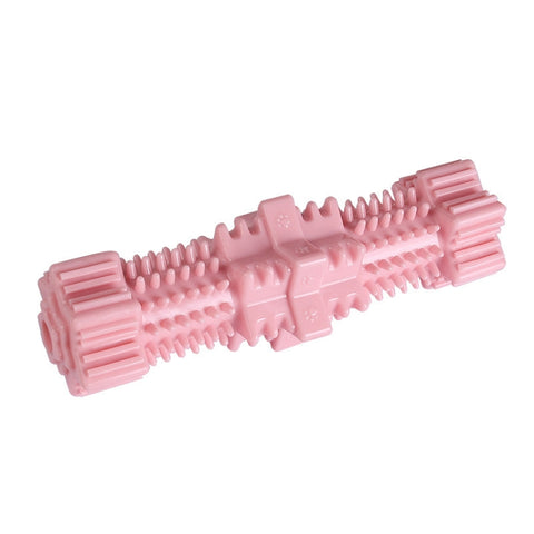 Dogs Bite Toys Hexagonal Molar Rods Pet Tooth Brush, Hexagonal (Light Sky Blue), Hexagonal (Light Pink), Hexagonal (Avocado Green)