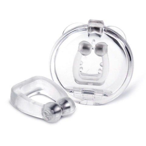 10 PCS Mini Portable Silicone Magnetic Anti-snoring Device, 10 PCS