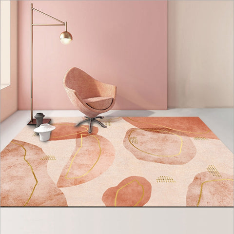 Modern Abstract Geometric Living Room Rug Coffee Table Cushion, 80x120cm, 80x160cm