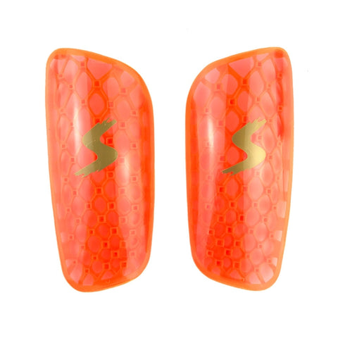TPR Honeycomb Transparent Leg Protection Plug Board Football Protection Gear, TPR Yellow S, TPR Yellow L, TPR Orange S, TPR Orange L, TPR Blue S, TPR Blue L, TPR Fluorescent Green S, TPR Fluorescent Green L