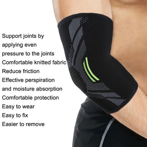1pair Three-Dimensional Compression Belt Tightens Comfortable Breathable Warm Elbow Pads, S, M, L, XL