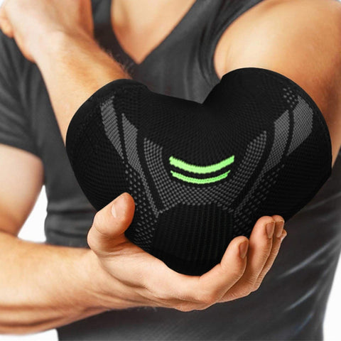 1pair Three-Dimensional Compression Belt Tightens Comfortable Breathable Warm Elbow Pads, S, M, L, XL