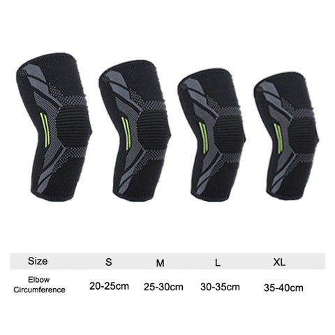 1pair Three-Dimensional Compression Belt Tightens Comfortable Breathable Warm Elbow Pads, S, M, L, XL