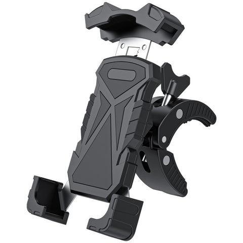 L101+M011 Outdoor Cycling Mechanical Locking Phone Holder, Gray, Black, Blue, Yellow, Red, Green, DIY Color