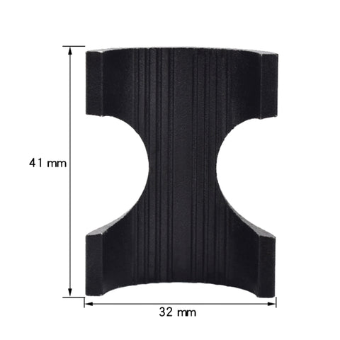 FMFXTR Bicycle Handlebar Diameter 25.4mm to 31.8mm Reducing Sleeve, Reducing Sleeve Black