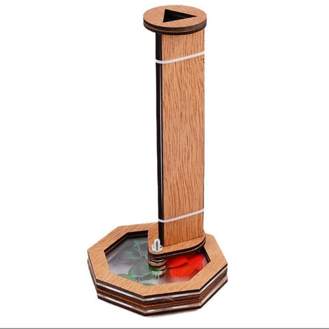 DIY Wooden Rotating Kaleidoscope Toy Gift For Children, Kaleidoscope