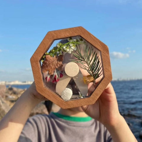 DIY Wooden Rotating Kaleidoscope Toy Gift For Children, Kaleidoscope