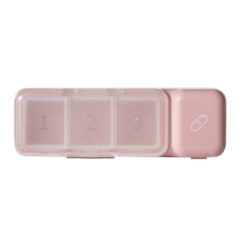 TR017 Portable Medicine Cutter Portable Mini 7 Days Sealed Separate Medicine Box, Green, Purple, White, Pink