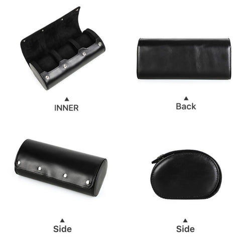 CONTACTS FAMILY Outdoor Convenient Leather Watch Storage Box, CF1135