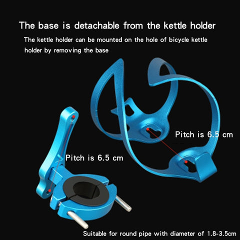 Bicycle Aluminum Alloy Kettle Frame, Gold Bilateral With Base, Blue Bilateral With Base, Silver Bilateral With Base, Black Bilateral With Base, Red Bilateral With Base