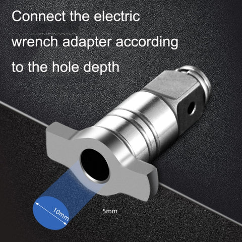 Square T -Shaft  Electric Wrench Converter, Style: Dual Use, Dual Use, Single Use