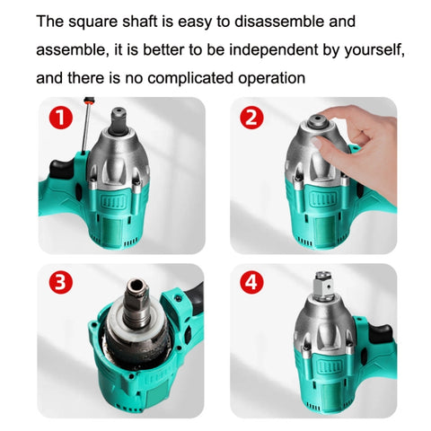 Square T -Shaft  Electric Wrench Converter, Style: Dual Use, Dual Use, Single Use