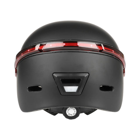 Cycling Helmet Ultralight Bicycle Helmet with Warning Light Remote Control, Cycling Helmet (Black), Cycling Helmet (White)