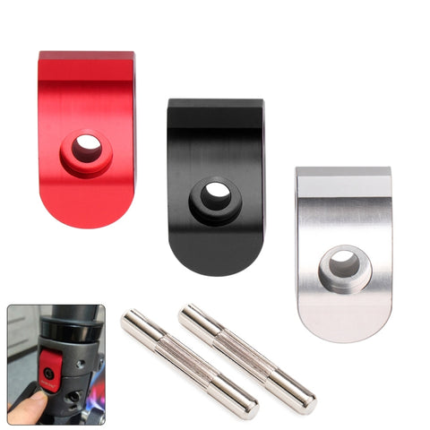 High-density Alloy Steel Electric Scooter Folding Hook for Xiaomi M365 / Pro,Style:, Black +1 Dowel, Red +1 Dowel, Silver+1 Dowel, Black+2 Dowel, Red +2 Dowel, Silver+2 Dowel